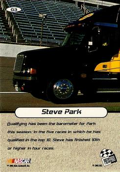 2001 Press Pass Stealth - Gold #G3 Steve Park Back