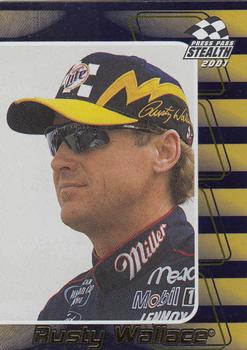2001 Press Pass Stealth - Gold #G6 Rusty Wallace Front