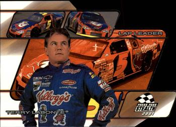 2001 Press Pass Stealth - Lap Leaders #LL 3 Terry Labonte Front