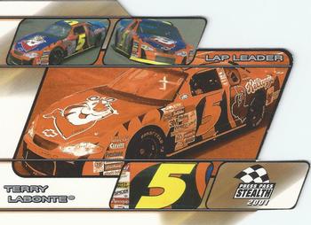 2001 Press Pass Stealth - Lap Leaders #LL 21 Terry Labonte's Car Front