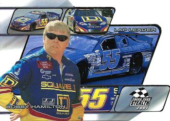 2001 Press Pass Stealth - Lap Leaders #LL 16 Bobby Hamilton Front
