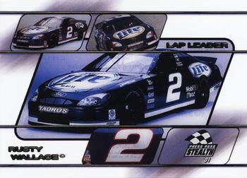 2001 Press Pass Stealth - Lap Leaders Clear #LL 20 Rusty Wallace's Car Front