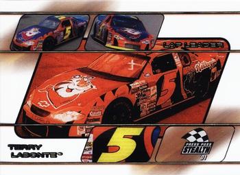 2001 Press Pass Stealth - Lap Leaders Clear #LL 21 Terry Labonte's Car Front