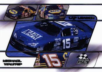 2001 Press Pass Stealth - Lap Leaders Clear #LL 23 Michael Waltrip's Car Front