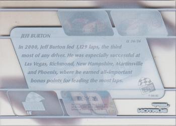 2001 Press Pass Stealth - Lap Leaders Clear #LL36 Jeff Burton's Car Back