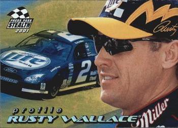 2001 Press Pass Stealth - Profile #PR 4 Rusty Wallace Front
