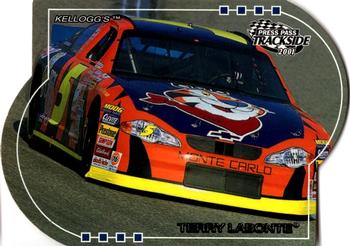 2001 Press Pass Trackside - Die Cuts #41 Terry Labonte's Car Front