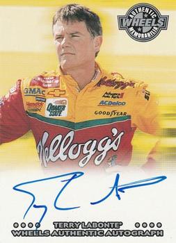 2001 Wheels High Gear - Autographs #NNO Terry Labonte Front