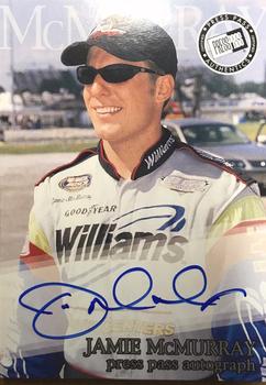 2002 Press Pass - Autographs #NNO Jamie McMurray Front