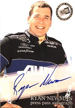2002 Press Pass - Autographs #NNO Ryan Newman Front