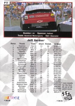 2002 Press Pass - Platinum #P11 Jeff Gordon Back