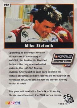 2002 Press Pass - Platinum #P92 Mike Stefanik Back