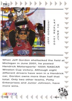 2002 Press Pass - Platinum #P66 Jeff Gordon Back