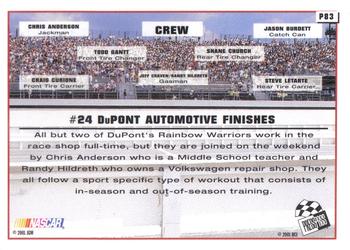2002 Press Pass - Platinum #P83 Jeff Gordon's Car Back