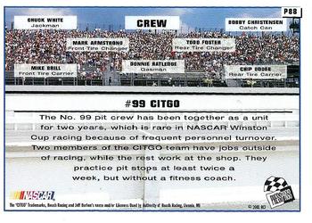 2002 Press Pass - Platinum #P88 Jeff Burton's Car Back