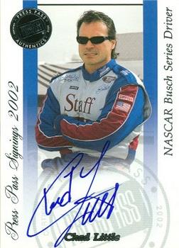 2002 Press Pass - Signings #NNO Chad Little Front