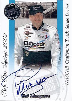 2002 Press Pass - Signings #NNO Ted Musgrave Front