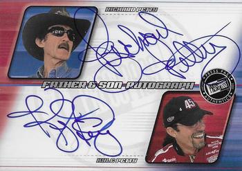 2002 Press Pass Eclipse - Father and Son Autographs #NNO Richard Petty / Kyle Petty Front