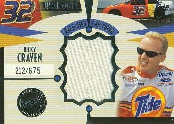 2002 Press Pass Eclipse - Under Cover Drivers #CD 10 Ricky Craven Front