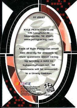 2002 Press Pass Optima - Fan Favorite #FF 20 Kyle Petty Back