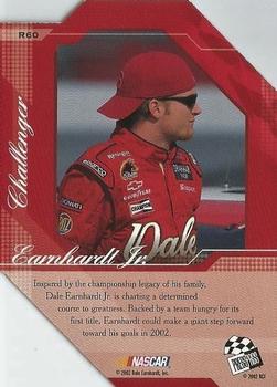 2002 Press Pass Premium - Red Reflectors #R60 Dale Earnhardt Jr. Back
