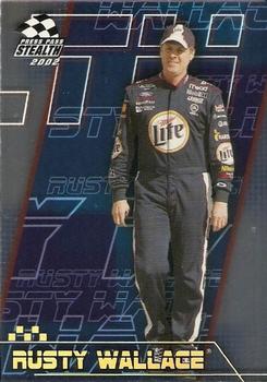 2002 Press Pass Stealth - Gold #P3 Rusty Wallace Front