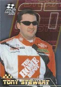 2002 Press Pass Stealth - Gold #P22 Tony Stewart Front