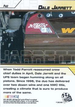 2002 Press Pass Stealth - Gold #P42 Dale Jarrett Back