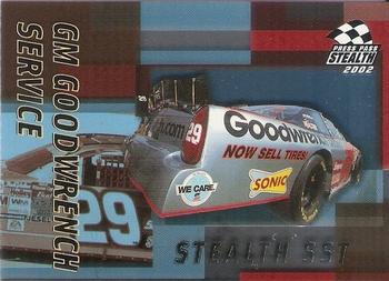 2002 Press Pass Stealth - Gold #P53 Kevin Harvick's Car Front