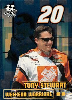 2002 Press Pass Stealth - Gold #P70 Tony Stewart Front