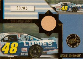 2002 Press Pass Stealth - Race Used Glove Cars #GLC 13 Jimmie Johnson's Car Front
