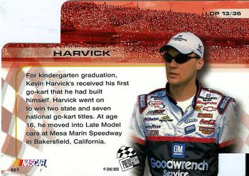 2002 Press Pass Trackside - License to Drive Die Cuts #LDP 13 Kevin Harvick Back