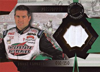 2002 Press Pass Trackside - Pit Stoppers Drivers #PSD 1 Bobby Labonte Front