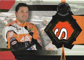 2002 Press Pass Trackside - Pit Stoppers Drivers #PSD 2 Tony Stewart Front