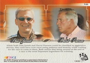2002 Press Pass VIP - Explosives #X46 Dale Jarrett Back
