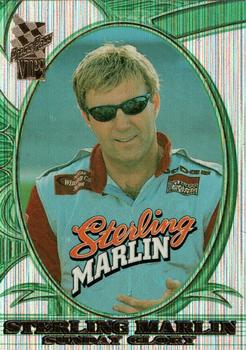 2002 Press Pass VIP - Laser Explosive #LX22 Sterling Marlin Front