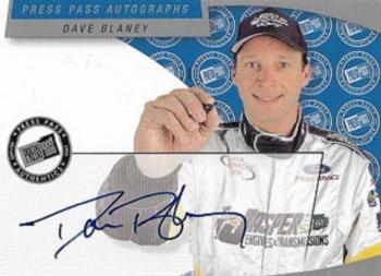 2003 Press Pass - Autographs #NNO Dave Blaney Front