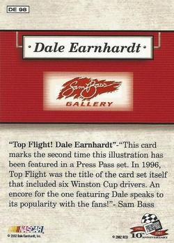 2003 Press Pass - Dale Earnhardt Sam Bass Gallery #DE 98 Dale Earnhardt Back
