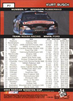 2003 Press Pass - Platinum #P7 Kurt Busch Back