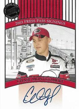 2003 Press Pass #NNO Chase Montgomery Front