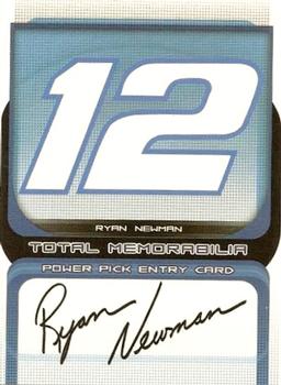 2003 Press Pass - Total Memorabilia Power Pick #TM 2 Ryan Newman Front