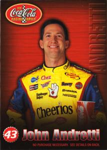 2003 Coca-Cola Racing Family Scratch-off #NNO John Andretti Front