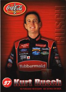 2003 Coca-Cola Racing Family Scratch-off #NNO Kurt Busch Front