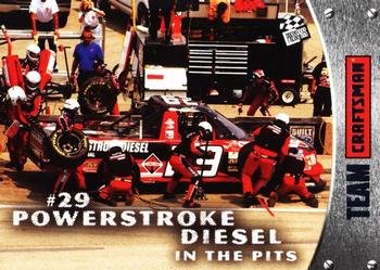 2003 Press Pass Craftsman #14 #29 Powerstroke Diesel In The Pits Front