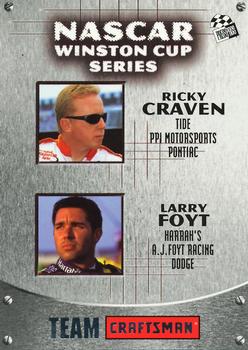 2003 Press Pass Craftsman #16 Ricky Craven / Larry Foyt Front