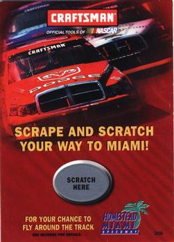 2003 Press Pass Craftsman #NNO Homestead Contest Scratch-off (Bill Lester's truck) Front