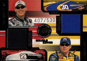 2003 Press Pass Eclipse - Under Cover Double Cover #DC 9 Kevin Harvick / Jeff Green Front