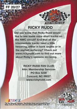 2003 Press Pass Optima - Fan Favorite #FF 20 Ricky Rudd Back