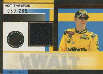 2003 Press Pass Premium - Hot Threads Drivers #HTD 7 Matt Kenseth Front