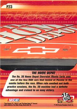 2003 Press Pass Stealth - Red #P23 Tony Stewart's Car Back